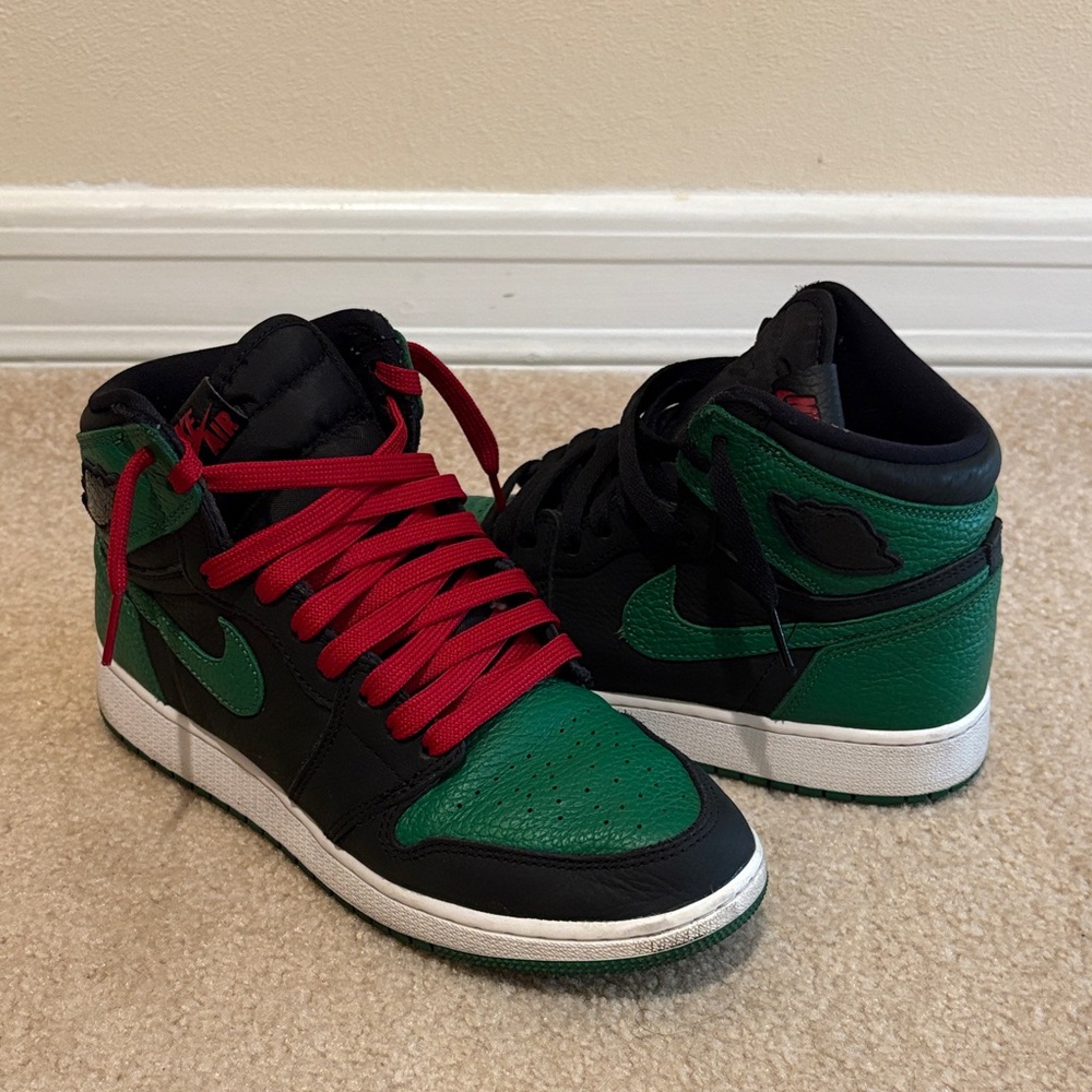 Black and Green Jordan 1’s